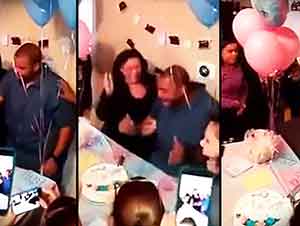 Padre No Puede Contener La Emoción De Saber Que Tendrá Un Hijo Varón