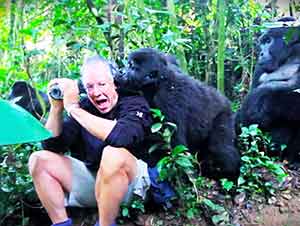 Este Hombre Tuvo Un Encuentro Cuerpo A Cuerpo Con Un Gorilla Lomo Plateado